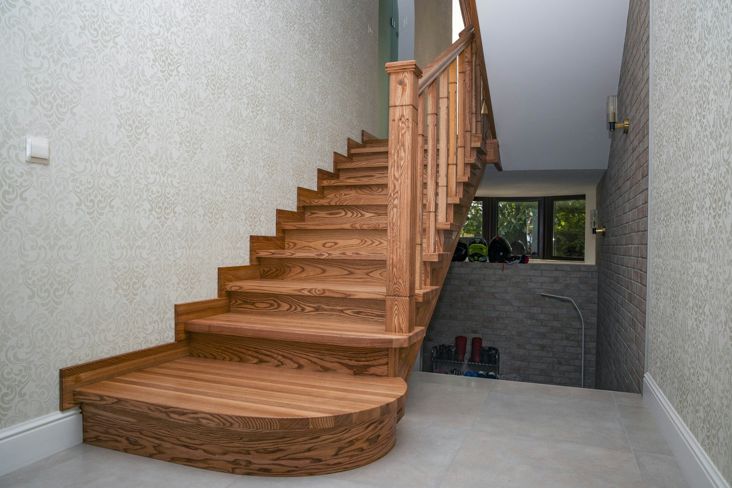 Oiled oak staircase, example image